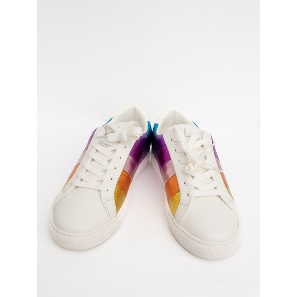 KURT GEIGER LONDON | New! Women's Lane Stripe Low-Top Sneakers - Picture 7 of 12